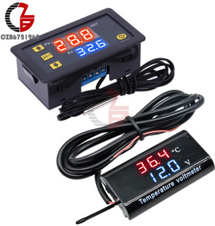 12V 24V 110V 220V Digital Temperature Humidity Controller Regulator Car Incubator Thermostat Humidistat Thermometer Hygrometer