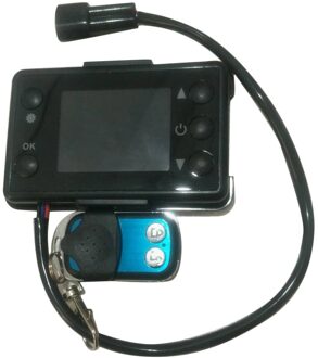 12V/24V 3/5KW Lcd Monitor Parking Heater Schakelaar Auto Verwarming Apparaat Controller Universele Voor Auto track Air Heater met afgelegen controle