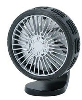 12V 24V 360 Graden Alle-Ronde Verstelbare Car Auto Air Cooling Dual Head Ventilator Laag Geluidsniveau Auto auto Cooler Ventilator Auto Fan Accessoires Rood