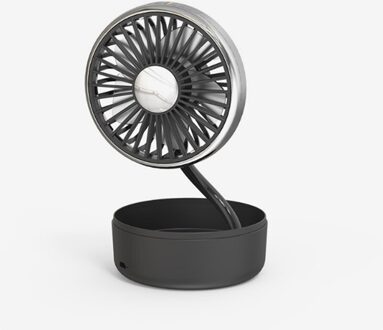 12V 24V 360 Graden Alle-Ronde Verstelbare Car Auto Air Cooling Dual Head Ventilator Laag Geluidsniveau Auto auto Cooler Ventilator Auto Fan Accessoires USD zilver