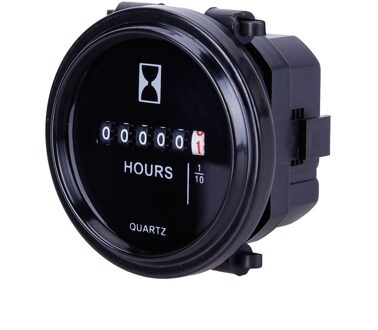 12V 24V 36V Mini Urenteller Marine Boot Motor 2 "Ronde Waterdichte Gauge Auto Vrachtwagens Mechanische urenteller Counter Timer