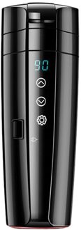 12V 24V 400Ml Draagbare Elektrische Verwarming Cup Auto Waterkoker Intelligente Druk Screen Controle Digitale Display