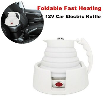 12V/24V 450Ml Draagbare Reizen Opvouwbare Camping Elektrische Waterkoker-Auto Vouwen Verwarming Cup Koffie/Thee/Melk Pot