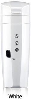 12V 24V 70W Real-Time Temperatuur Voertuig Verwarming Cup Waterdichte Rvs Auto Ketel Boiler auto Mok Reizen Waterkoker wit