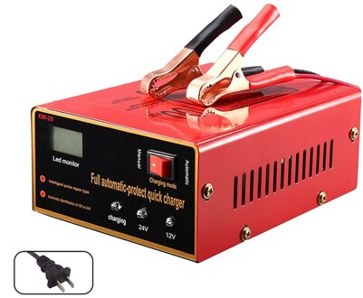 12V/24V Auto Batterij Lader Volt Zuiver Koper Puls Reparatie Smart Auto Batterij Us Plug