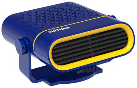 12V/24V Auto Elektronische Voorruit Heater Draagbare 180 Graden Rotatie Auto Voorruit Ontdooier Defogger Verwarming Koelventilator 24V blauw
