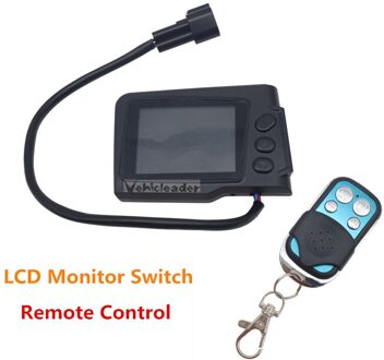 12V/24V Lcd Monitor Switch + Afstandsbediening Voor 5kw 8kw Auto Vrachtwagen Diesels Air Heater Parking auto Heater Accessoires