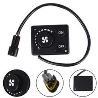 12V/24V Parking Heater Controller Schakelaar Knop Voor Auto Vrachtwagen Air Diesel Heater Controller Schakelaar Voor