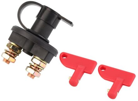 12V 24V Rode Sleutel Afgesneden Batterij Belangrijkste Kill Switch Voertuig Auto Gemodificeerde Isolator Scheider Auto Schakelaar voor Auto Vrachtwagen Boot