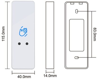 12V 24V Touchless Infrarood Sensor Exit Deur Schakelaar Toegangscontrole Deur Exit Vertraging verstelbare XM-T5A-W