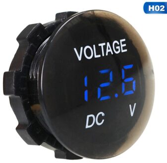 12V-24V Universal Car Voltage Meter LED Panel Digital Display Volt Voltmeter Tester For Motorcycle Truck Auto Accessories H02