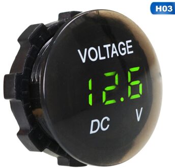 12V-24V Universal Car Voltage Meter LED Panel Digital Display Volt Voltmeter Tester For Motorcycle Truck Auto Accessories H03