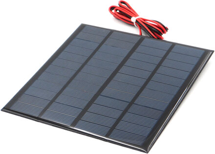 12V 3Watt met 100cm verlengen kabel Zonnepaneel Polykristallijn Silicium DIY Battery Charger Module Mini Solar Cell draad speelgoed