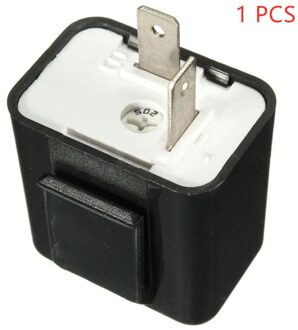12V 42W Motorfiets Flasher Relais Elektronische Led Blinker Black Schakelaars Flasher 2-Pin Richtingaanwijzer Weerstand 1stk