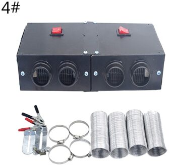 12V 500W Auto Heater Snelle Verwarming Ventilator Controle Winter Venster Voorruit Voorruitverluchting Ontdooier Voor Truck Caravan Voorruit wit