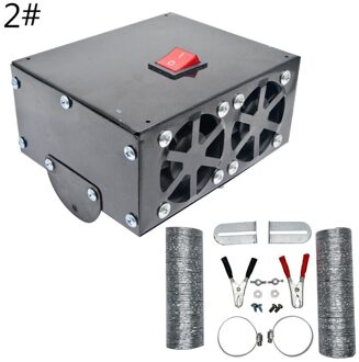 12V 500W Auto Heater Snelle Verwarming Ventilator Controle Winter Venster Voorruit Voorruitverluchting Ontdooier Voor Truck Caravan Voorruit zwart