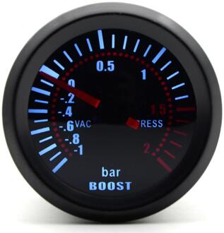12V 52Mm Led Turbo Boost Druk Vacuum Gauge Meter Hoge Nauwkeurigheid Eenvoudige Bediening Psi Rook Gezicht Tin auto Accessoires