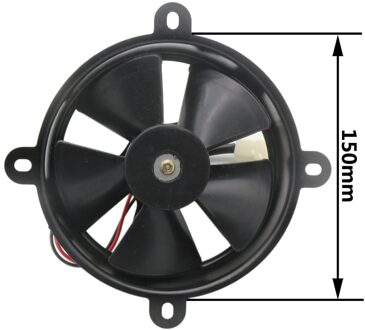 12V 6 inch Elektrische ATV Radiator Koelventilator Voor Kart Buggy 4 Wheeler Motocross Motorfiets Voor Proef Dirt Bike ATV Quad Buggy