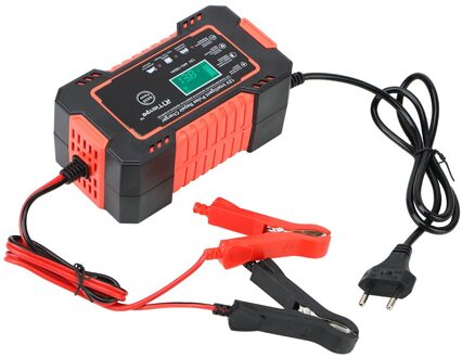 12V 6A Auto Acculader Agm Gel Nat Pulse Reparatie Volledige Automatische Digitale Lcd Display Nat Droog Lood-zuur batterij Oplader
