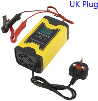 12V 6A Auto Acculader Volledige Automatische Puls Reparatie Laders Intelligente Snelle Power Lcd Display Lood-zuur Ons Uk eu Plug