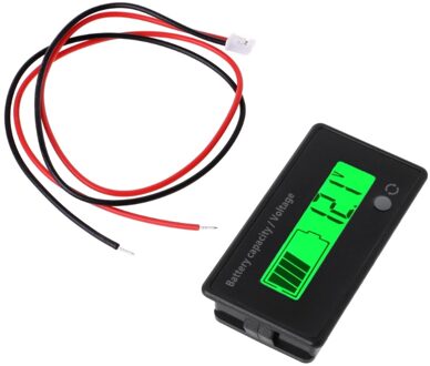 12V-84V Lood-zuur Batterij Capaciteit Indicator Voltage Meter Voltmeter Lcd Monitor