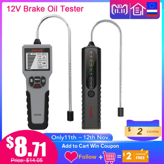 12V Auto Brake Fluid Tester Digital Car Brake Oil Tool BF100/BF200/DY23B Auto Oil tool DOT5.LED Indicator check Display tester