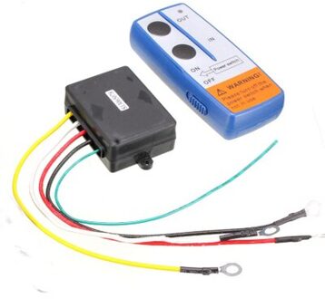 12V Auto Draadloze Lier Elektrische Afstandsbediening Met Handmatige Zender Set Truck Atv Suv Vrachtwagen Voertuig Trailer Kit