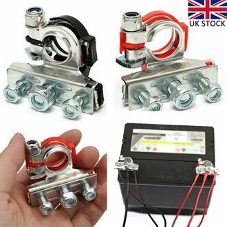 12V Auto Gemodificeerde Batterij Connector Batterij Sprong Starte Quick Disconnect Stapel Hoofd Top Post Batterij Terminal Met Draad Lugs