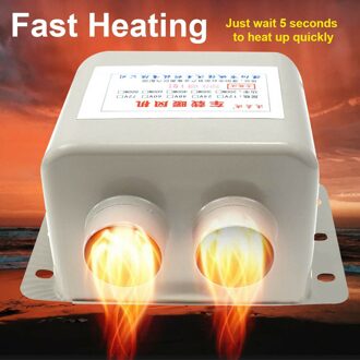 12V Auto Heater 800W Winter Auto Glas Ontdooier Venster Heater Voor Auto Air Outlet 2 Warm Droger Auto interieur