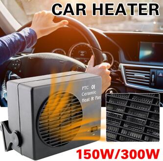 12V Auto Heater Auto Verwarming Cooling Fan Heater 150W Ontdooien Defogging Droger Voorruit Window Voorruitverluchting Ontdooier Met Schakelaar