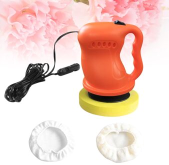 12V Auto Polijstmachine Waxer Kit Waxen Polijsten Machine (Oranje)