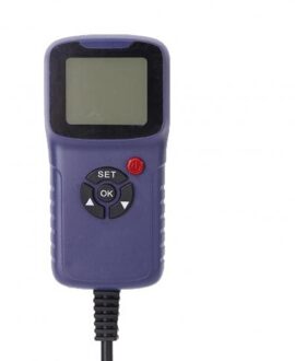 12V Auto Voertuig Lcd Battery Voltage Tester Weerstand Analyzer Cca Meter Tool Auto-onderdelen paars