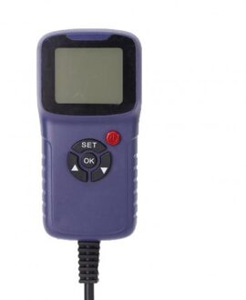 12V Auto Voertuig Lcd Battery Voltage Tester Weerstand Analyzer Cca Meter Tool paars