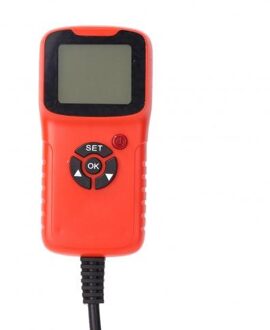 12V Auto Voertuig Lcd Battery Voltage Tester Weerstand Analyzer Cca Meter Tool rood