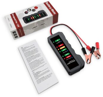 12V BM310 Auto Checker Dynamo 6LED Verlichting Display Car Diagnostic Tool Auto Batterij Tester Remolie Testen Gereedschap Voor auto 'S