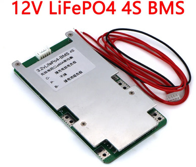 12V BMS 3.2V 4S LiFePO4 Lithium Battery pack 60A 150A for Energy Storage solar system PCB With Balance