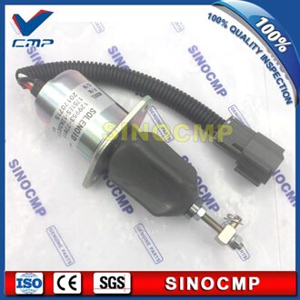 12V brandstof stop magneetventiel 1751ES-12A3UC12B1S 129953-77811 voor Hyundai R60-5 graafmachine