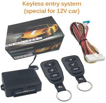 12V Car Auto Centrale Kit Deurvergrendeling Voertuig Keyless Entry Systeem Universele Auto Centrale Vergrendeling Met 2 Afstandsbediening controller