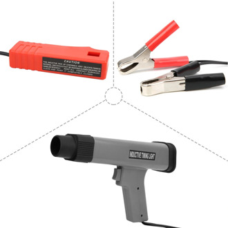 12V Car Digital Engine Timing Light Ignition Timing Strobe Light Professional LED Display Inductive Timing Lamp Detector