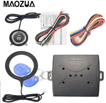 12V Car Start Stop Button Engine Push Start Button Alarm RFID Lock Keyless System Door Push Button Tactile Buttons