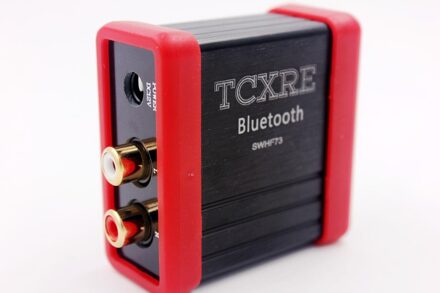 12V DC Draadloze Audio Bluetooth Ontvanger RCA Voor Auto Speaker Versterker Wijzigen luidsprekerbox