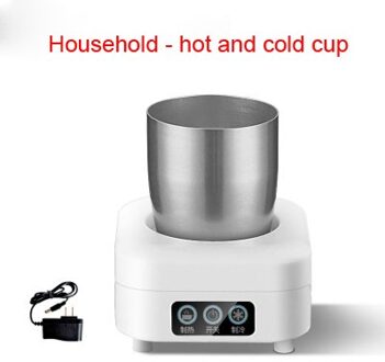 12V Dual-gebruik Thuis en Auto Mini en Koude Vriezer Cup Draagbare Verwarming Cooling Fles Koelkast Drank kan Koeler Houder home