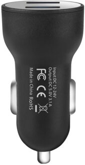 12V Dual Port Usb Car Charger Rode Led Voltage Huidige Digitale Display Adapter Voor Smart Phone Tablet Pc