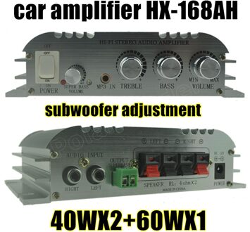12V Eindversterker Voor Auto Radio Cd Dvd-speler Subwoofer Auto Audio Versterker Super Bass Functie Hi-Fi