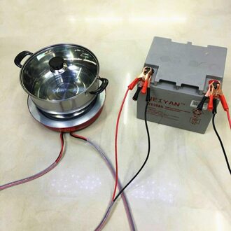 12V Elektrothermische Oven Dubbele Draad Batterij Elektrothermische Oven Zonder Pot