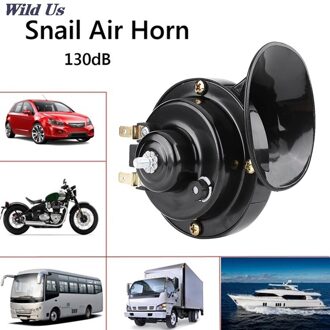 12V Hoorn Luide Stem Speaker Luchthoorn Auto Motor Alarm Universele Mini Luid Elektronische Motorfiets Slak