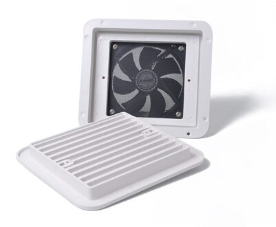 12V Koelkast Vent Met Ventilator Voor Rv Trailer Caravan Side Silent Air Wind Uitlaat Auto Rv Accessoires Auto Styling vervanging