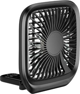 12V Mini Draagbare Drie-Speed Wind Snelheid Kan Worden Aangepast Autostoel Clip Fan zwart