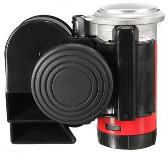 12V Motorfiets Elektrische Pomp Slak Hoorn Motorfiets Hoorn 139db Elektrische Hoorn Universele Motorfiets Hoorn zwart