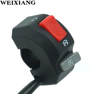 12V Motorfiets Switches 7/8 "22mm Stuur Mount Koplamp Mistlamp Hoorn OP UIT Start Kill Switch